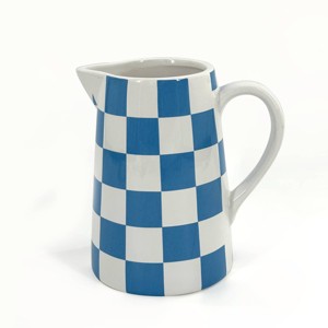 Novelty Ceramic Pitchers Blue/White - Bullseye's Playground™ - 1 of 3
