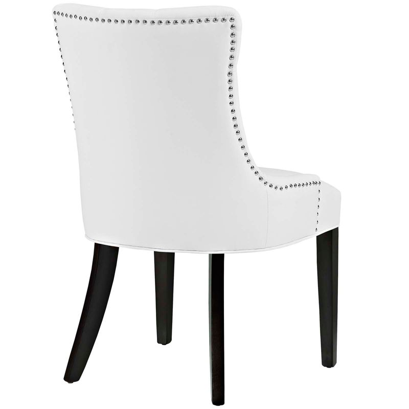 Set of 2 Regent Dining Side Chair Vinyl White - Modway, 6 of 8