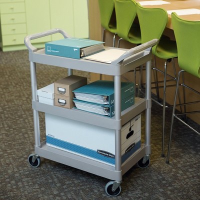 Rubbermaid Commercial Products 37.75'' H x 18.63'' W Utility Cart with Wheels