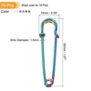 Unique Bargains Metal DIY Blankets Crafts Brooch Making Home Sewing Large Safety Pins - 2 of 4