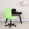Emma and Oliver Mid-Back Green Quilted Vinyl Swivel Task Office Chair - 2 of 4