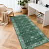 Area Rugs Washable Non-Slip Low Pile Ultra Soft Indoor Under Table Area Rug Carpet for Bedroom Living Room - 2 of 4