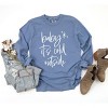Simply Sage Market Women's Baby It's Cold Outside Cursive Long Sleeve Garment Dyed Graphic Tee - 2 of 2