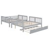 YOOCOZZ Full over Full Bunk Bed with Twin Size Trundle and Ladder - 4 of 4