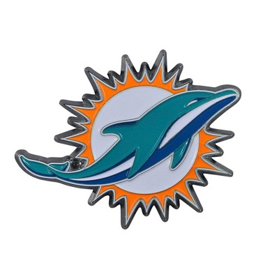 NFL Miami Dolphins 3D Metal Emblem