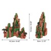 Unique Bargains 1pcs Aquarium Landscape Mountain, Artificial Aquatic Rock Stone for Fish Tank Terrarium Decoration, 6.02" - 4 of 4