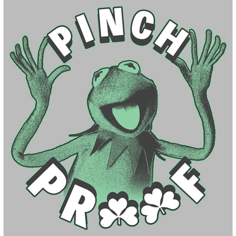 Men's The Muppets St. Patrick's Day Kermit Pinch Proof T-Shirt, 2 of 6