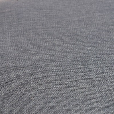 22" Slate Gray Woven Polyester Indoor/Outdoor Throw Pillow