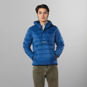 Members Only Pullover Half Zip Puffer Jacket for Men - 1 of 4