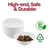 Smarty Had A Party 32 oz. White Organic Round Plastic Bowls - 25 pcs - 4 of 4