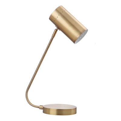 22.5" Crane Table Lamp Gold (Includes LED Light Bulb) - Safavieh