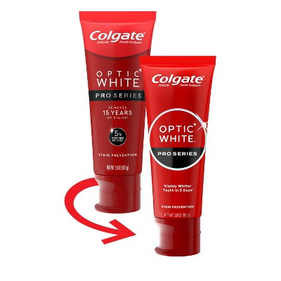 Colgate Optic White Pro Series Stain Prevention Toothpaste - 3oz : Target