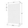 SpassWay 47" x 72" White Metal Garden Trellis Privacy Screen Indoor Outdoor Room Divider Lattice Panel - 4 of 4