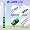 Unique Bargains Telescopic Handheld Stainless Steel Anti-Slip Grip Flag Poles 1 Pc - 4 of 4