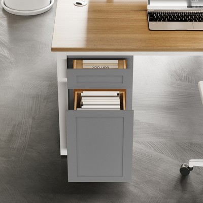 18 in. W  x 21 in. D x 29.5 in. H File Cabinet with Two Drawers