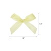 Unique Bargains Gift Packaging Accessories Mini Ribbon Bows for Fabric Craft DIY 50 Pcs - 2 of 4