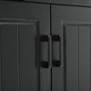 51.2" Minimalist Four-Door Shoe Cabinet with Coat Rack, 3 Drawers, 8 Shelves, Metal Hooks for Hallway, Entryway, Living Room - 4 of 4