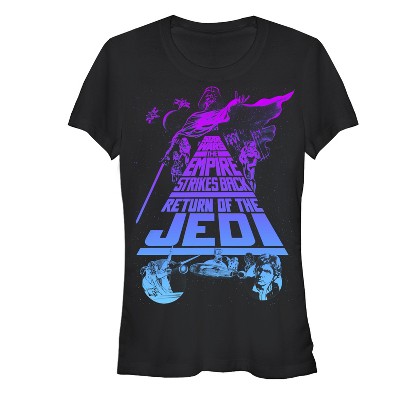Juniors Womens Star Wars Trilogy T-shirt : Target