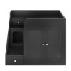 YOOCOZZ GO Cat Litter Box Enclosure with Light , Hidden Litter Box Furniture with 2 Storage Drawers, Indoor Cat House Side Table - 4 of 4