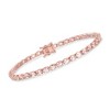 Ross-Simons 5.50 ct. t.w. Morganite Tennis Bracelet in 14kt Rose Gold Over Sterling - 2 of 4
