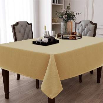 Kate Aurora Luxe Living Raised Chenille All Purpose Fabric Tablecloth