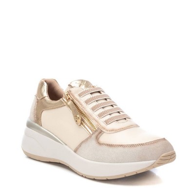 Женские кроссовки XTI Women's Easy Slip in Wedge Sneakers 143358 Beige 8 — фото 3
