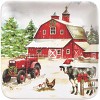 Park Designs Christmas At The Farm Dessert Plate Set Of 4 - 2 of 4