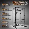 Multi-Functional Power Rack , with Cable Pulley System and J-Hooks, with Dip Bars and Landmine Attachment, Weight Cage for Home Gym Equipment - 4 of 4