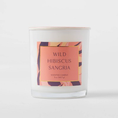 5oz Glass Jar Wild Hibiscus Sangria Candle - Opalhouse™