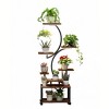 Plant Stand with Grow Lights, 8 Tiered Indoor Plant Shelf, 61" Tall Plant Stand for Indoor Plants Multiple, S-Shaped Plant Rack for Home - 2 of 4