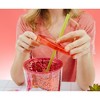 Silver Buffalo Strawberry Shortcake 32-Ounce Confetti Carnival Cup With Lid and Straw - 4 of 4