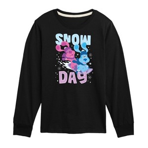 Boys' - Blue's Clues & You! - Snow Day Long Sleeve Graphic T-Shirt - 1 of 4