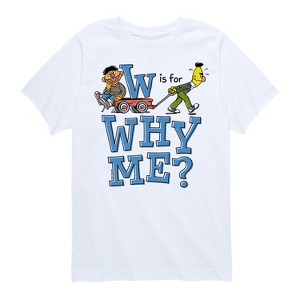 Boys' - Sesame Street - W Is For Why Me Short Sleeve Graphic T-Shirt - 1 of 4