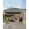 10x10 Pop Up Canopy Tent, Outdoor Tent with 3 Adjustable Height, Easy Set Up Canopy with 4 Sandbags & Carrying Bag for Camping, Parties,Outdoor Events - 3 of 4