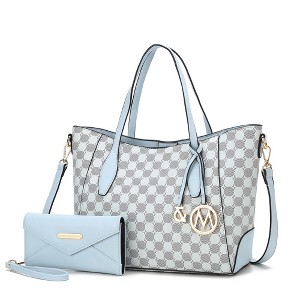 MKF Collection Gianna Women’s Tote with matching Wallet by Mia K – 2 Pieces - 1 of 4