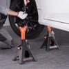 VEVOR Jack Stands, 3 Ton (6,000 lbs) Capacity Car Jack Stands Double Locking, 10.8-16.3 inch Adjustable Height, for lifting SUV, 1 Pair - 2 of 4