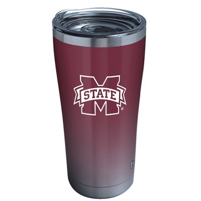 NCAA Mississippi State Bulldogs 20oz Ombre Stainless Steel Tumbler with Lid