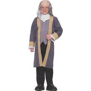 Forum Boys' Benjamin Franklin Costume - Size 12-14 - Gray - 1 of 1