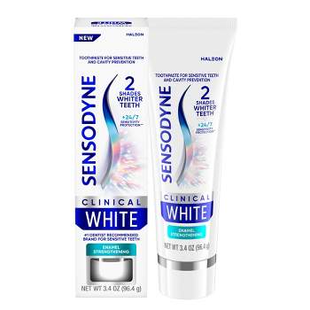 Sensodyne Clinical White Enamel Strengthen Toothpaste - 3.4oz