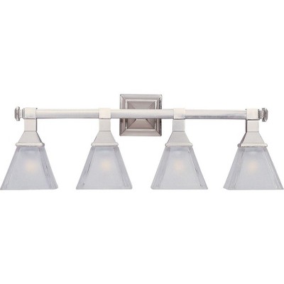 Maxim Lighting Brentwood 4 - Light Vanity in  Satin Nickel