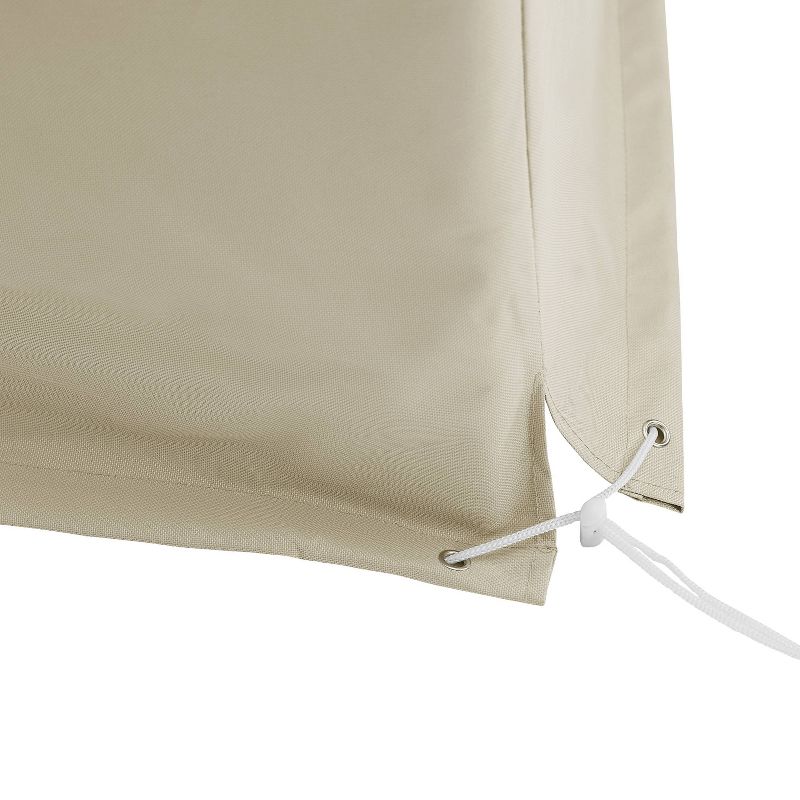 Crosley Outdoor Catalina Round Sectional Furniture Cover, Tan - Heavy Gauge, Waterproof, Puncture & Scratch Resistant, Drawstring Closure, 5 of 6
