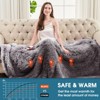 Inhand Heated Blanket Electric Throw - 50"x60" Gradient Gray Flannel Heating Blanket Throw Auto-Off 10 Heat Level Over-Heat Protection - 4 of 4