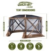 Clam Quick Set Escape Sky Screen Portable Gazebo, Wind and Sun Panel, Rain Fly - 4 of 4