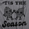 Mens Tis The Season T Shirt Funny Thanksgiving Turkey Football Lovers Tee for Guys - Crazy Dog Men's T Shirt - 2 of 4