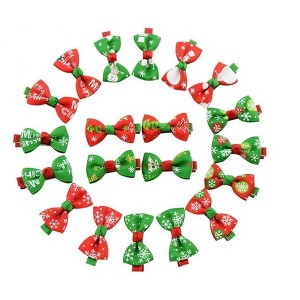 Kitcheniva Girls Snowflake Ribbon Hair Bows 20 Pcs - 1 of 4