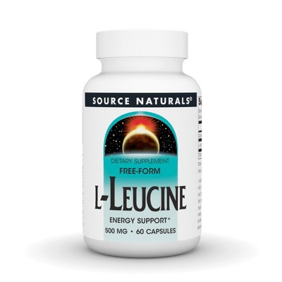 L-Leucine 500mg by Source Naturals, Inc.  -  60 Capsule
