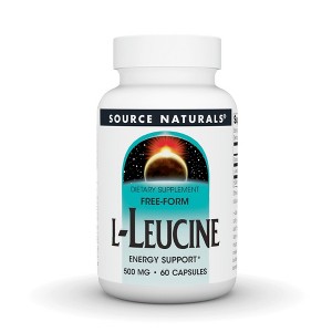 L-Leucine 500mg by Source Naturals, Inc.  -  60 Capsule - 1 of 3