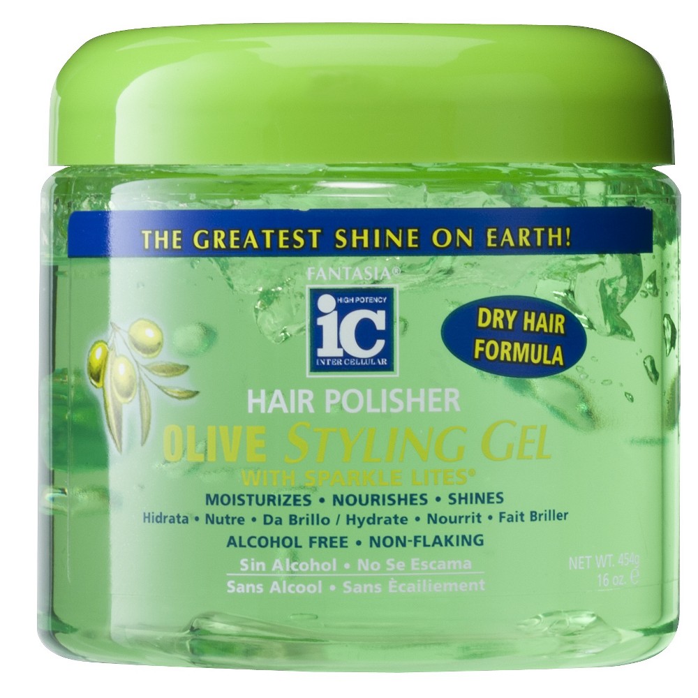 UPC 011313035559 product image for Fantasia IC Hair Polisher Olive Styling Gel - 16oz | upcitemdb.com