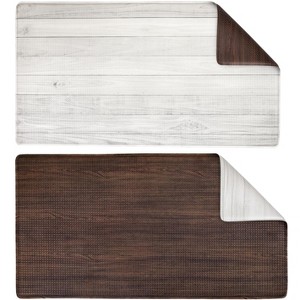 OPUX Anti Fatigue Kitchen Floor Mat, Reversible Waterproof Non Slip Comfort Pad Office Home - 1 of 4