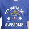 Boys' - Lilo and Stitch - Red White And Awesome Short Sleeve Graphic T-Shirt - 2 of 4